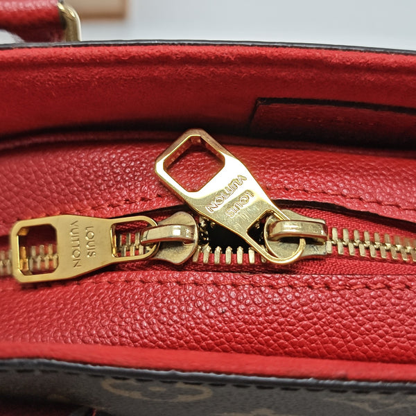 ALMA BNB MM Monogram Coated Canvas Brown