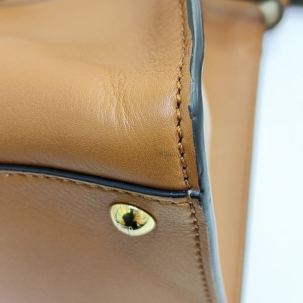 Peekaboo Large Calfskin Brown