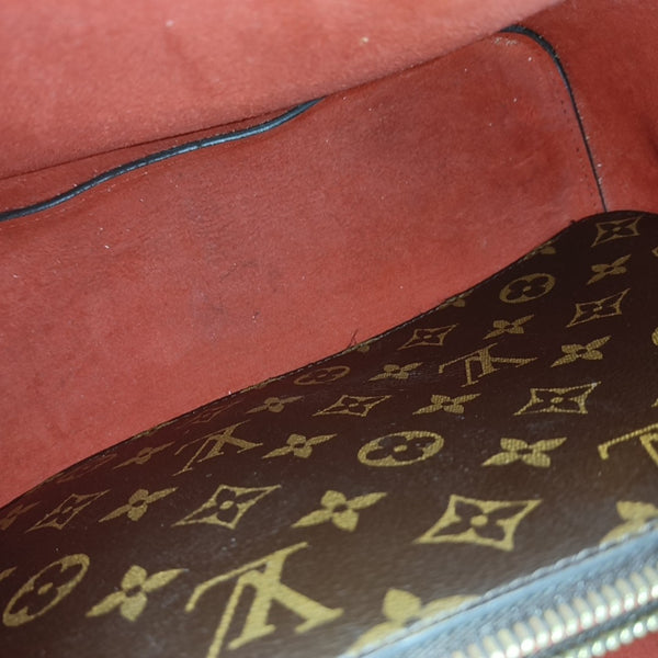 NÉONOÉ MM Monogram Coated Canvas Brown