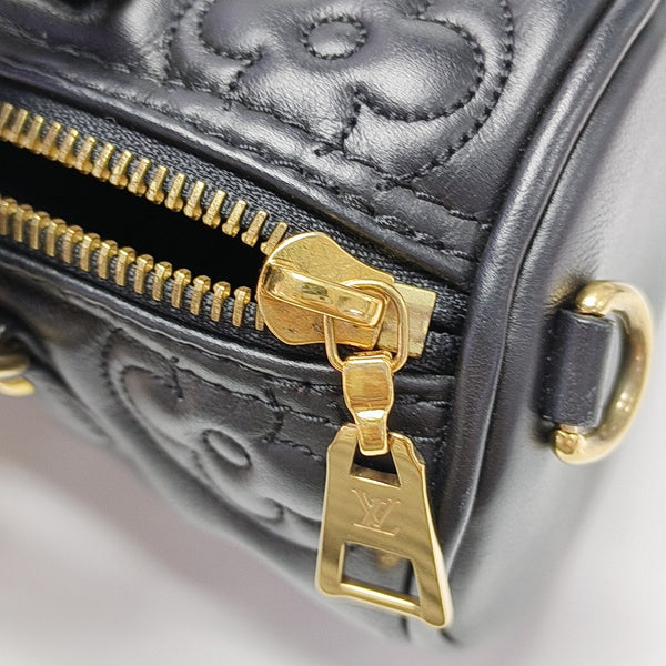 PAPILLON BB Quilted Calfskin Black