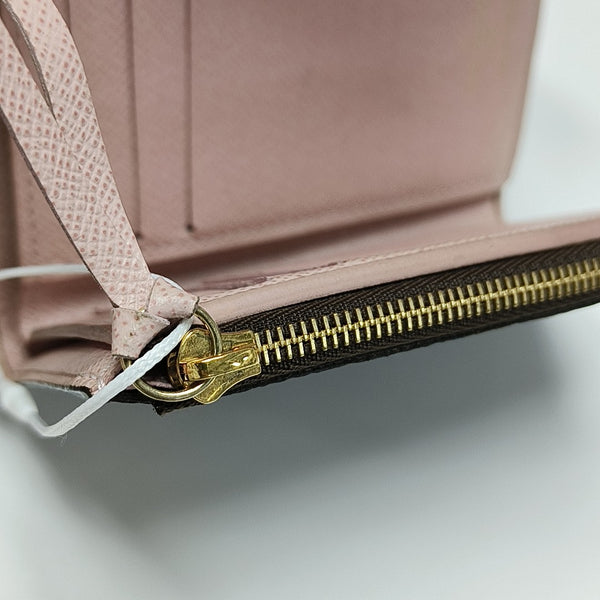 VICTORINE Monogram Coated Canvas Brown Wallet