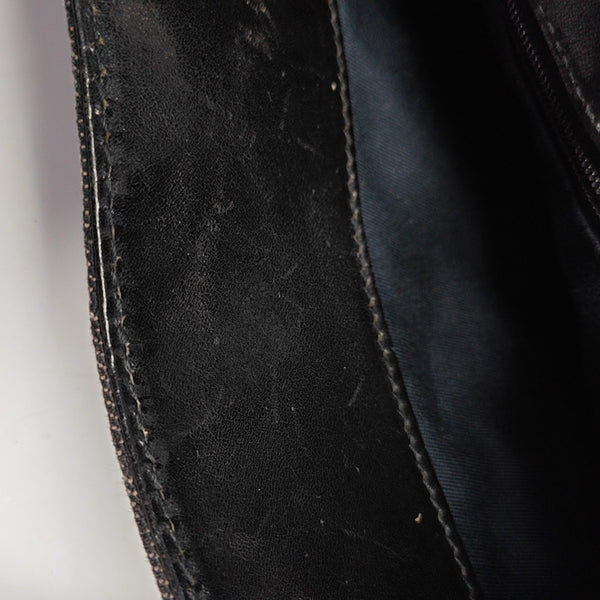 Monogram Canvas Tote Bag Black