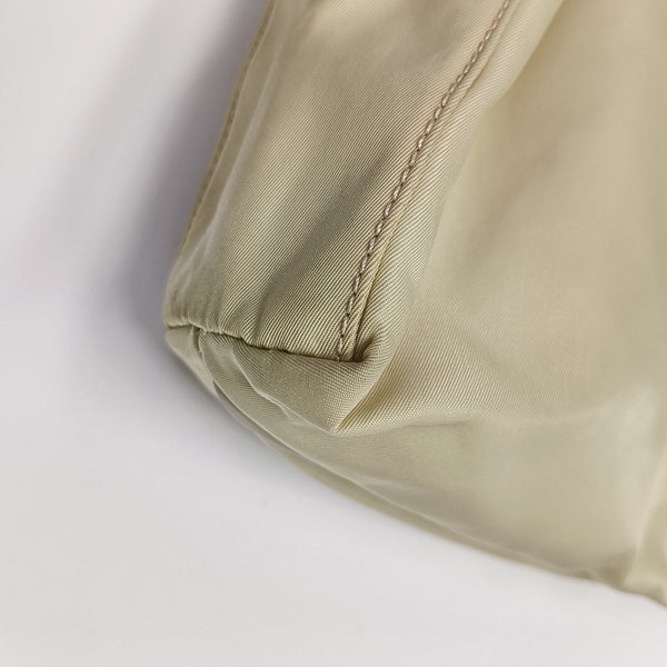 Nylon Tote Bag Beige