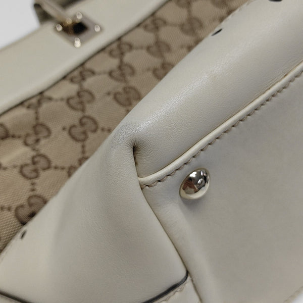 Monogram Canvas Tote Bag Beige