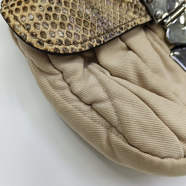 Canvas Shoulder Bag Beige
