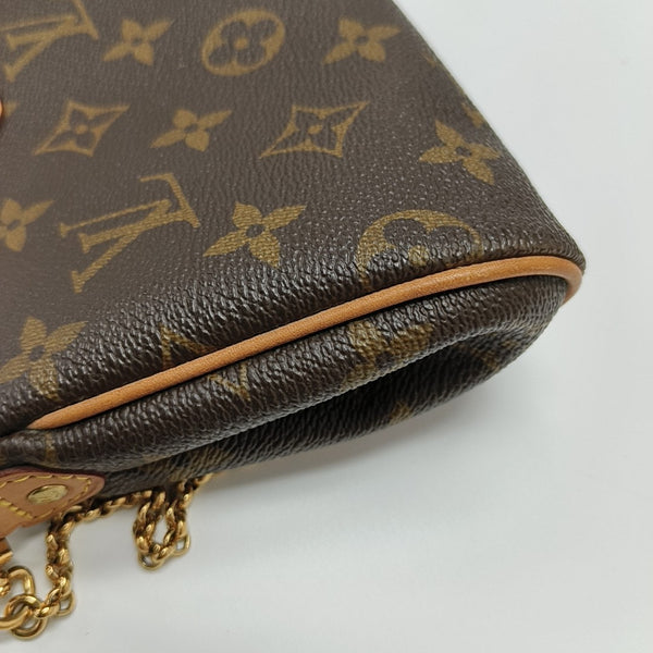 EVA Monogram Coated Canvas Brown