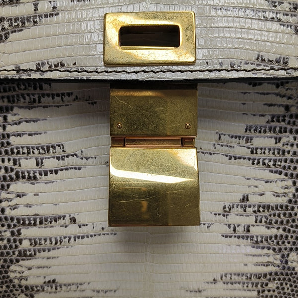 CLASSIC BOX Medium Lizard White