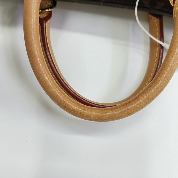 SAC PLAT BB Monogram Coated Canvas Brown