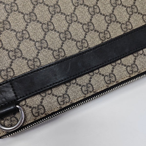 Monogram Coated Canvas Shoulder Bag Beige