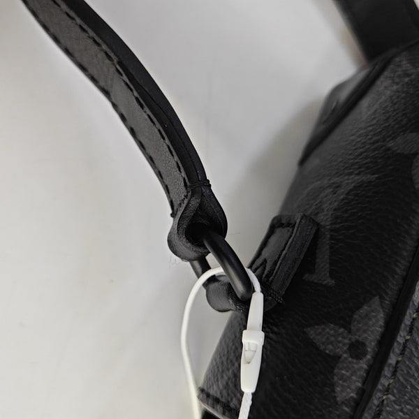 STEAMER Mini Monogram Coated Canvas Black