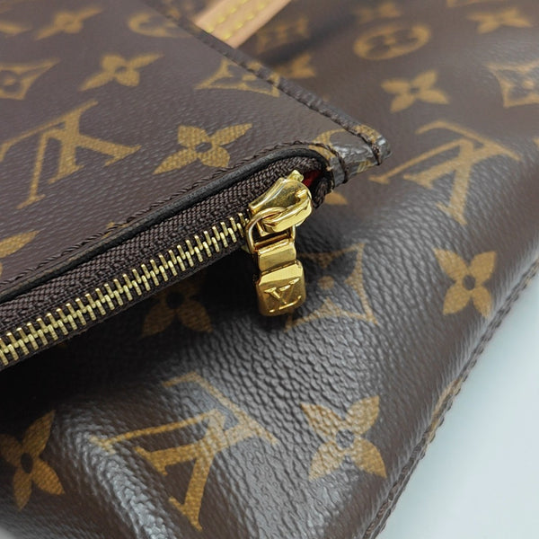 CARRY IT Monogram Coated Canvas Brown