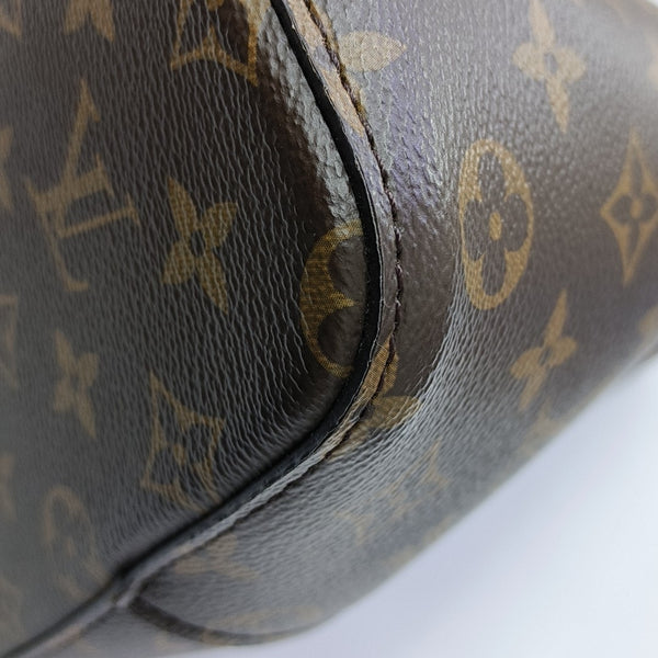 NÉONOÉ MM Monogram Coated Canvas Brown