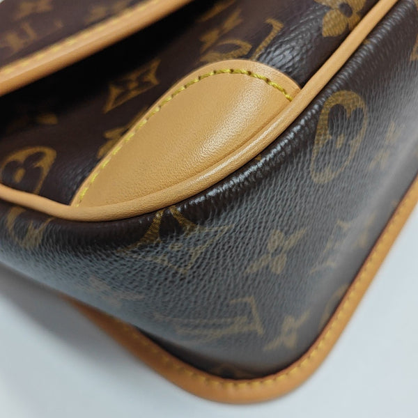 DIANE Monogram Coated Canvas Brown