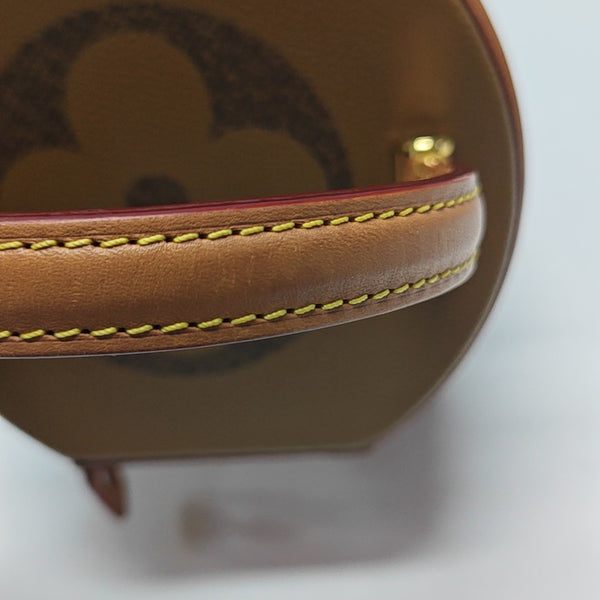 CANNES Monogram Coated Canvas Brown