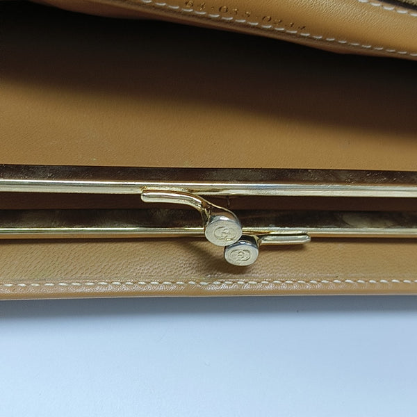 Monogram Coated Canvas Wallet Brown