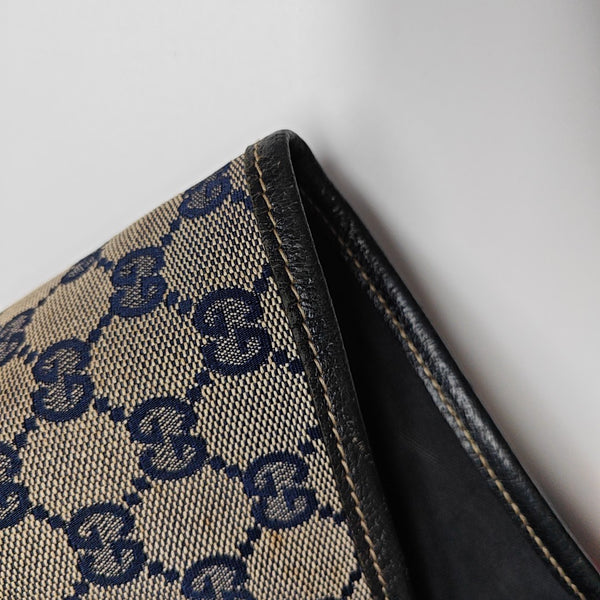 Monogram Canvas Tote Bag Brown