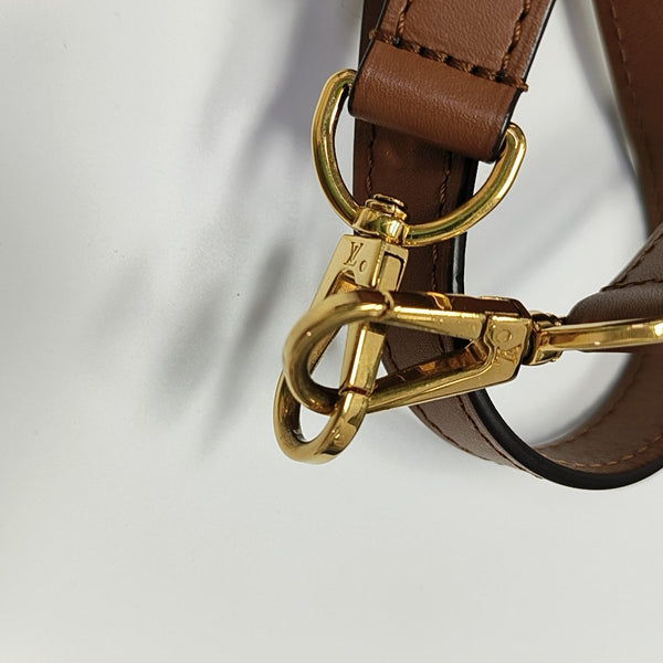 DAUPHINE Mini Monogram Coated Canvas Brown