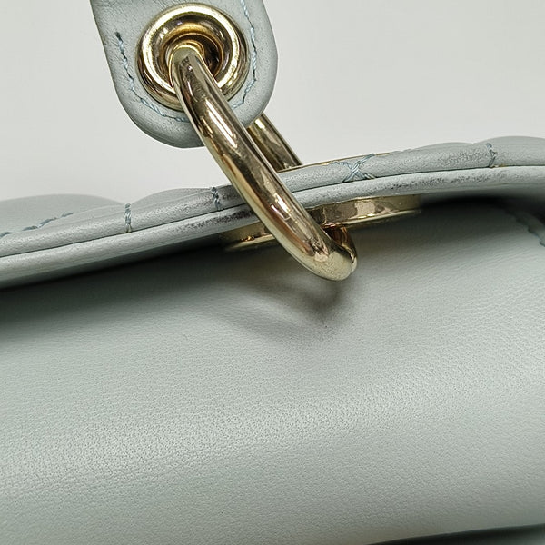 Lady D-Joy Super Mini Cannage Lambskin Blue