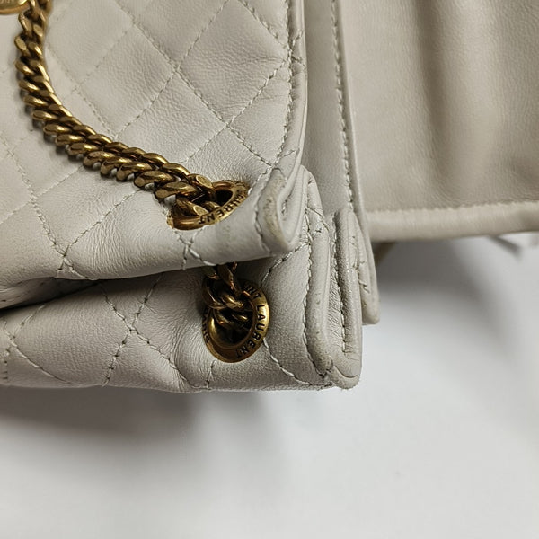 NOLITA Mini Quilted Lambskin White