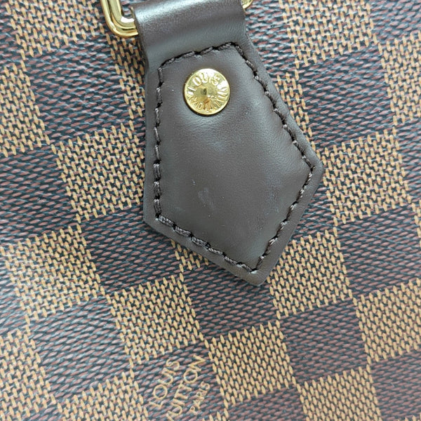 SPEEDY 30 Damier Ebene Coated Canvas Brown