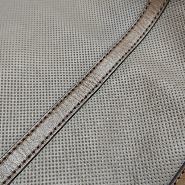 Calfskin Top Handle Bag Gray