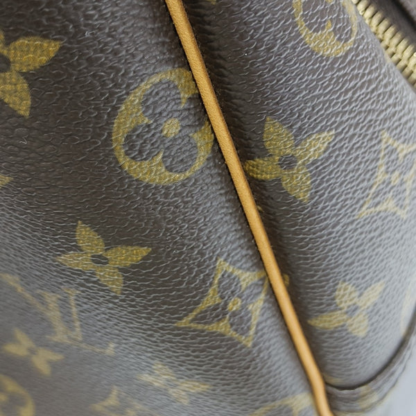 DEAUVILLE Monogram Coated Canvas Brown