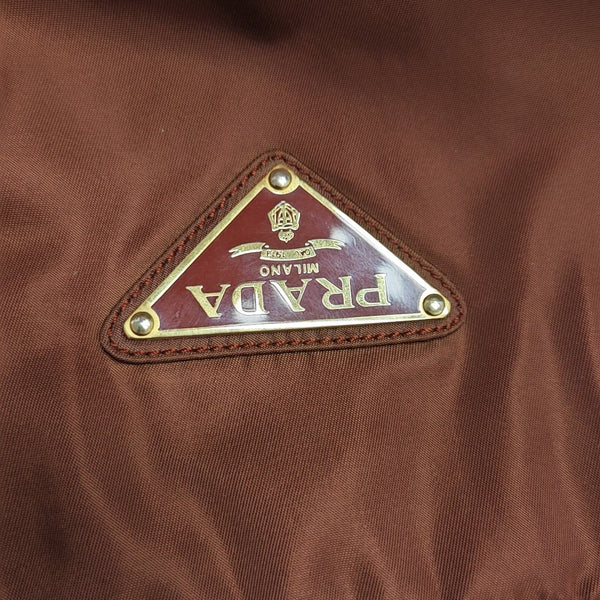 Fabric Tote Bag Brown