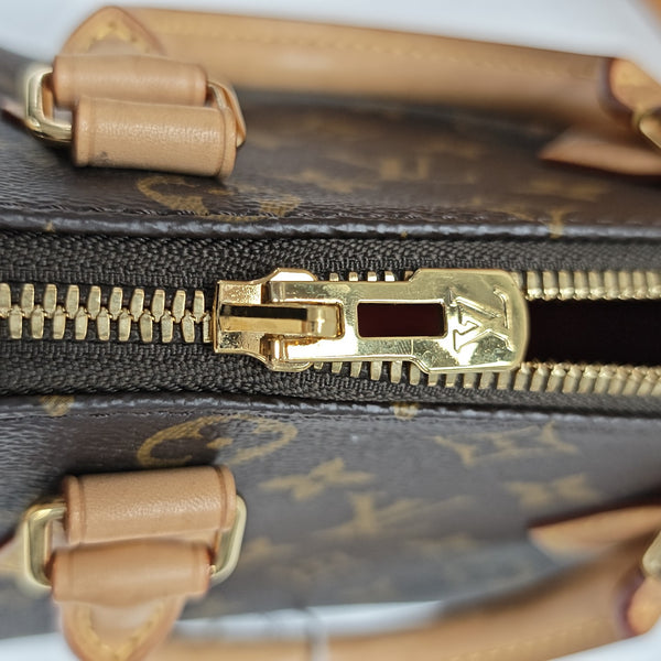 SPEEDY 20 Monogram Coated Canvas Brown