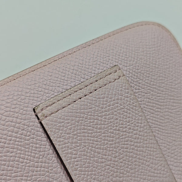 Constance Slim Epsom Pink Card Holder