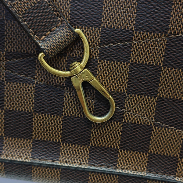 GREENWICH PM Damier Ebene Coated Canvas Brown