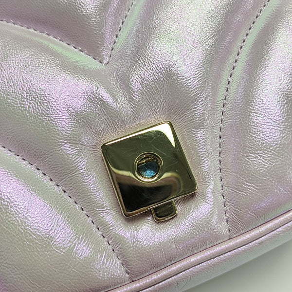 GG Marmont Mini Quilted Lambskin Pink