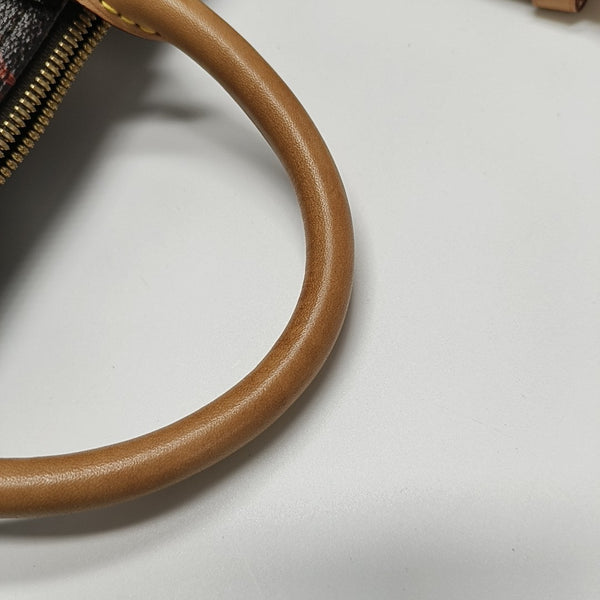 SPEEDY 30 Monogram Coated Canvas Brown