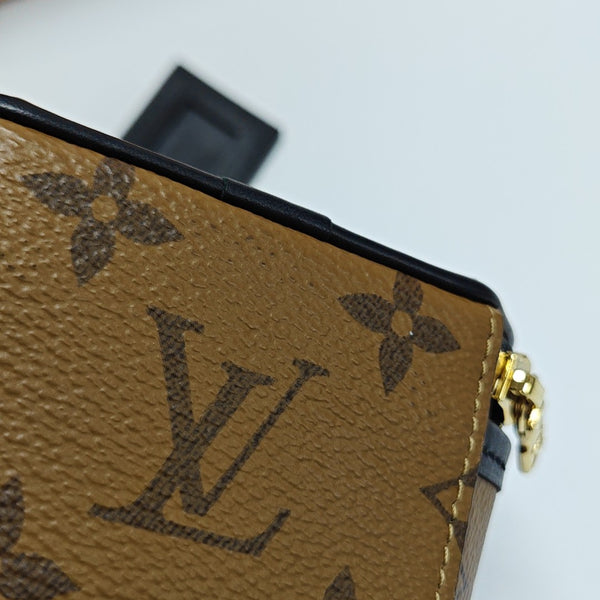 BOITE CHAPEAU Mini Monogram Coated Canvas Brown