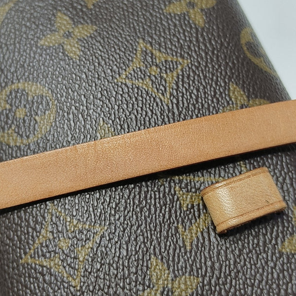 FLORENTINE Monogram Coated Canvas Brown