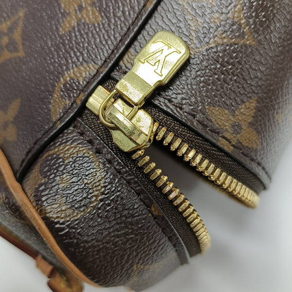 NICE Super Mini Monogram Coated Canvas Brown
