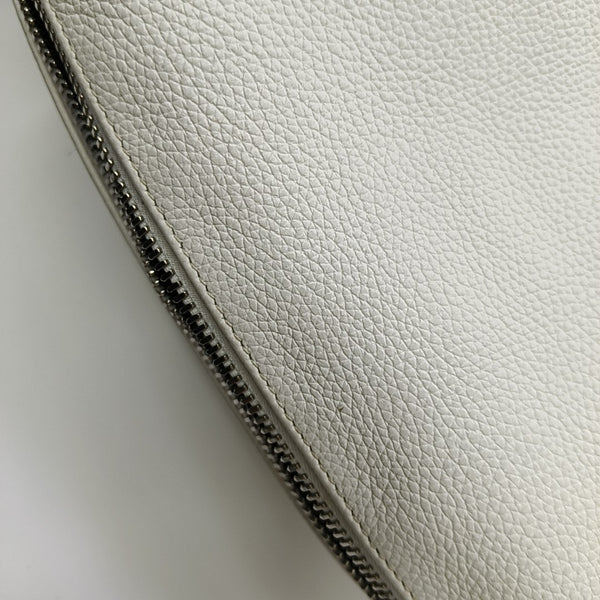 Calfskin Shoulder Bag White