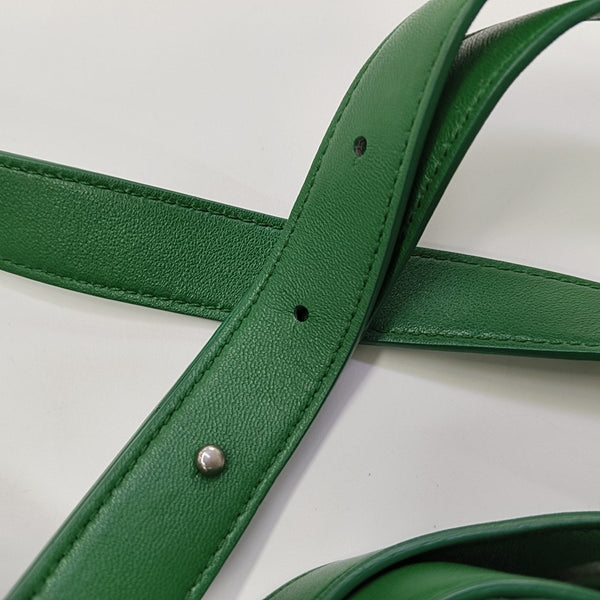 The Clip Calfskin Green