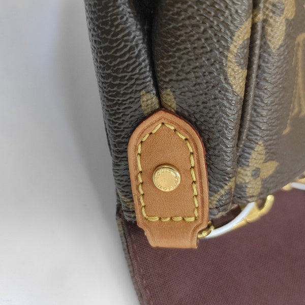 FAVORITE PM Monogram Coated Canvas Brown