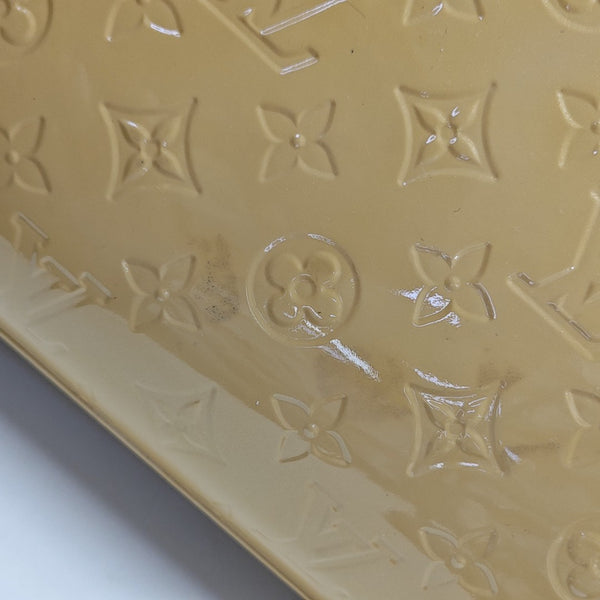 BREA MM Monogram Patent Leather Yellow