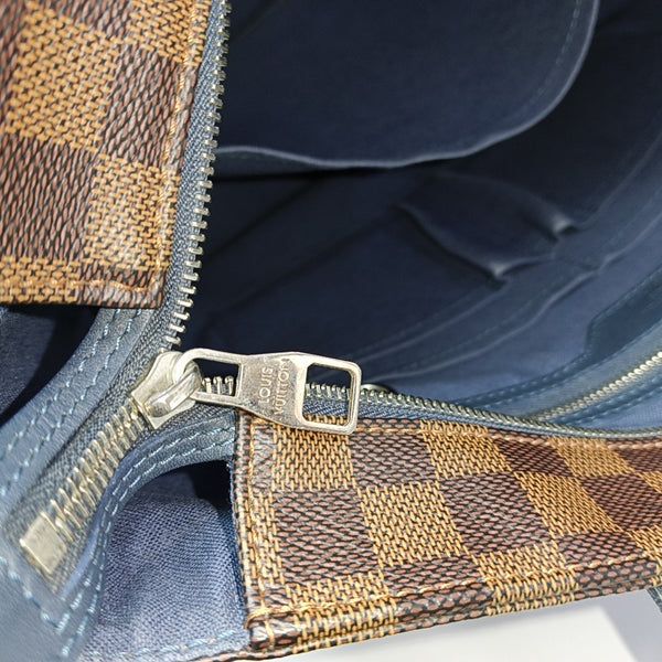 Damier Ebene Coated Canvas Brown