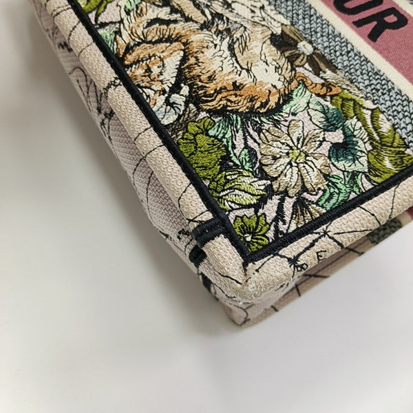 Book Tote Small Canvas Multicolor