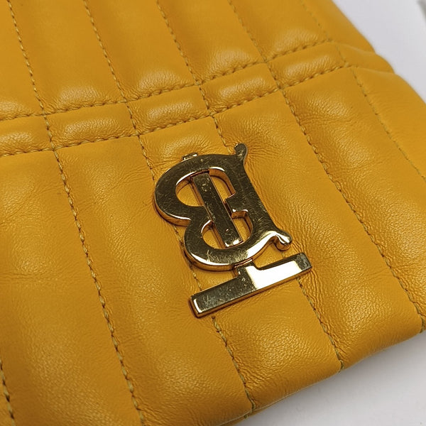 Lola Extra Small Quilted Lambskin Yellow