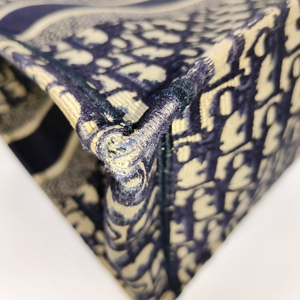 Book Tote Medium Canvas Blue