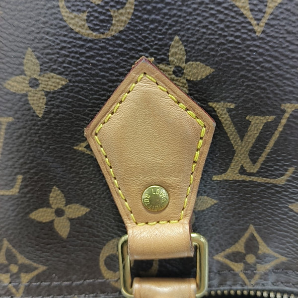 SPEEDY 25 Monogram Coated Canvas Brown