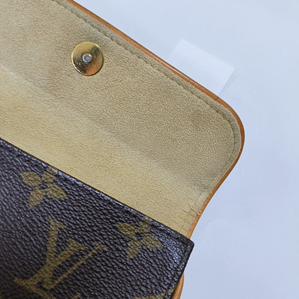 FLORENTINE Monogram Coated Canvas Brown