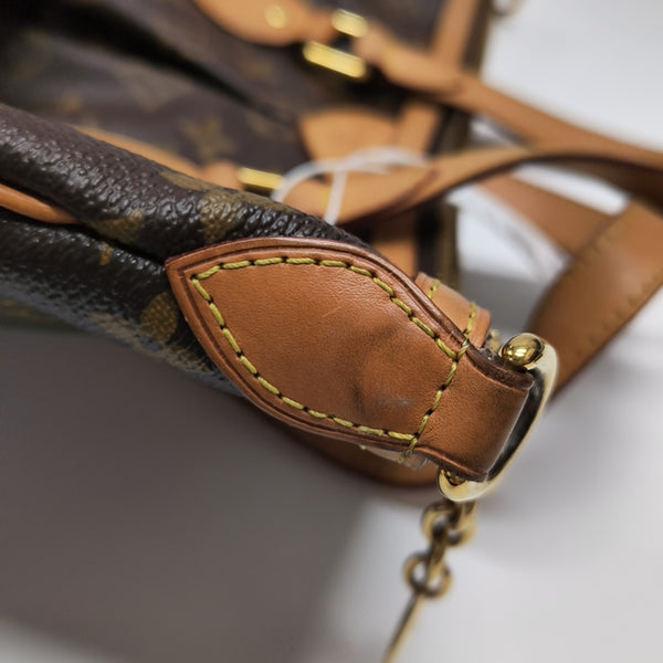 PALERMO PM Monogram Coated Canvas Brown