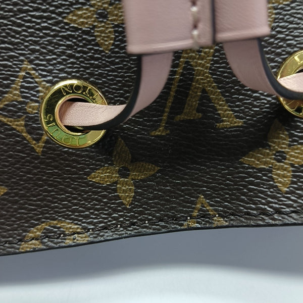 NÉONOÉ MM Monogram Coated Canvas Brown