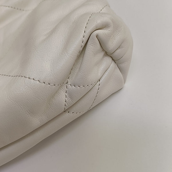 CHANEL 22 Mini Quilted Calfskin White