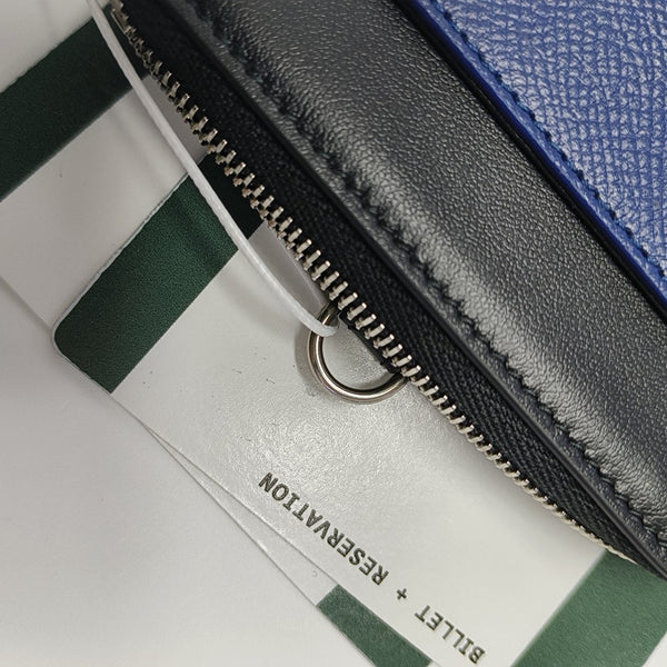 Calfskin Wallet Blue