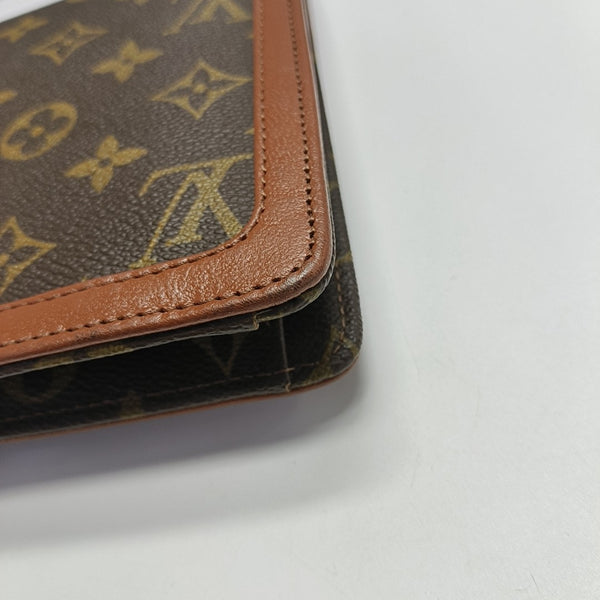 DAME GM Monogram Coated Canvas Brown